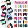 CANNI one stroke painting gel thick jelly color mud uv led Gel Paste Soak Off UV LED Nails Gel paints Polish for nail art