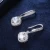 Import CAOSHI Cute Female Crystal Pink Blue White Drop Earrings Silver Color Zircon Stone Earrings Small Dangle Earrings For Women from China
