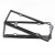 Import carbon fiber number blank us size car license plate frame for cars from China