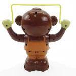 cartoon battery operated jumping plastic dancing toy monkey with music and light