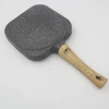 Cast Aluminum 2 Holes Omelet Sausage Pans Non-stick Coating Die-casting Fry Pan Induction Use Cooker