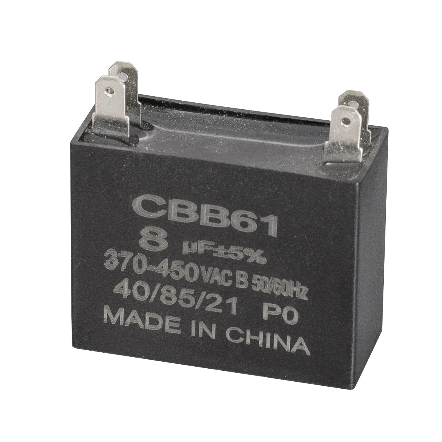 CBB61 starting capacitance AC 450V 1.5uF 2-wire Terminal Ceiling Fan Motor Run Capacitor water pump capacitor