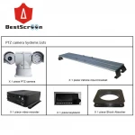 CCTV Network IP 4D Joystick Keyboard Controller 7" TFT LCD 4CH Display VGA output for Security IP PTZ Camera