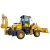Import CE 2ton 3ton 5ton 6ton Mini Tractor Backhoe Loader small backhoe 4x4 with attachment back hoe for Sale philippines from China