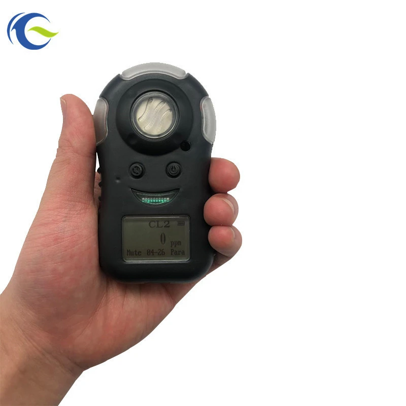 CE ATEX Portable rechargeable CL2 measure meter chlorine gas alarm detector