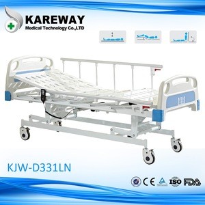 CE factory price 3 function hospital equipment electric medical bed/hospital bed supply