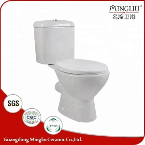 Chaozhou sanitary ware ceramic wash down two-piece toilet
