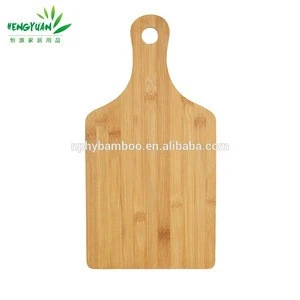 Cheap bambu pizza cutting board of natural color