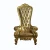 Import cheap classic royal modern high back crystal luxury gold wedding event party throne chairs from China