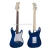 Import Cheap Made in China Guitars Custom Electric Guitar with Blue Color Paulownia Wood Gloss Finish from China