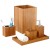 Import Cheap Price Eco-Friendly Bamboo Hotel Promotional Bathroom Accessories Set Storge Box from China