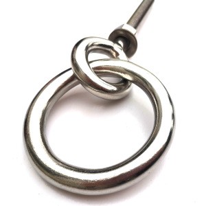 Cheap price stainless steel swivel eye bolt with welded ring