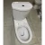 Import Cheap price two-piece toilet WC water closet bathroom sanitary ware Nigeria rockford p trap toilet washroom twyford toilet bowl from China