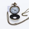 Cheap product quartz japan movt pocket men bronze alloy case antique pocket chain watch