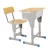 Import Cheap single seat wooden student desk and chair school desk and chair from China