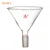 Import Cheap Wholesale Laboratory Triangular Suction Filter Funnel Glass Feeding Funnel from China
