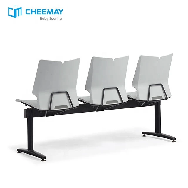 Cheemay plastic airport 3 seater hospital waiting chairs wholesale