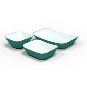 China ABS Bowl Cup Plate Dinnerware Sets Reusable Hard Plastic Inflight Aviation Catering Airline Airplane Tableware Set