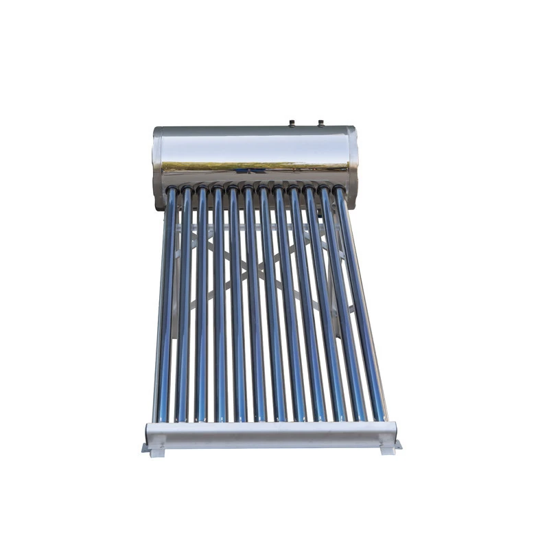 China Cheap rooftop compact non-pressure  home solar heating system vacuum tube 120L solar water heater