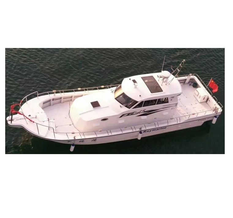 China Fibreglass 45ft Fishing Vessel for sale cabin boat