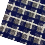 China Fishbone Pattern Wool Plaid Tweed Fabric