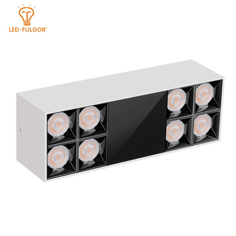 China modern style anti-Glare 24 W surface Mounted easy replacement LED Grille Fixture indoor lights