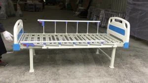 China supplier cheap medical 2 rocker manual hospital bed
