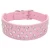 Import China Suppliers Adjustable PU Pet Supplies Dog Rhinestone Wide Collar from China