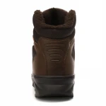 China Wholesale Winter Men's Boots Outdoor Warm Ankle Safety Shoe Leather Walking Hiking Snow Boots Man With Fur Inside