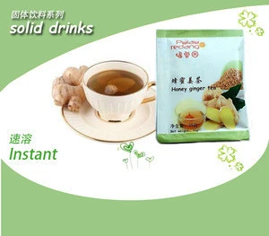 Chinese famous black green white ice tea instant honey ginger tea