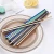 Import Chinese Feature High Quality 304 Stainless Steel Cutlery Dinner Table Titanium Gold Colorful Chopsticks from China