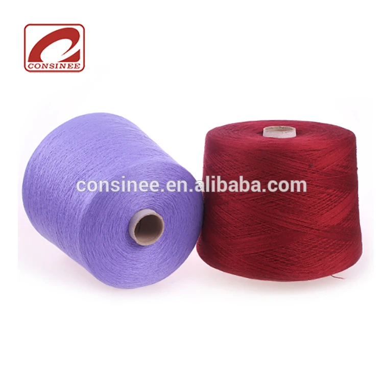 Chinese mulberry silk yarn for knitting nm2/28 55silk 45cashmere stock yarn supply