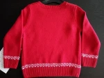 Christmas cookies snow Jingle bells with embroidery sequin beading baby sweaters