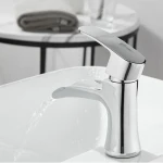 Chrome Hot Cold Water Basin Faucet Mixer Bathroom Sink Faucet