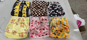 Clearence Stock Cheaper Fashion Design Diapers Cloth Adjustable Eco-Friendly Baby Reusable Cloth Diaper
