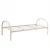 Import Color Painted Simple design Metal Frame Bed from China