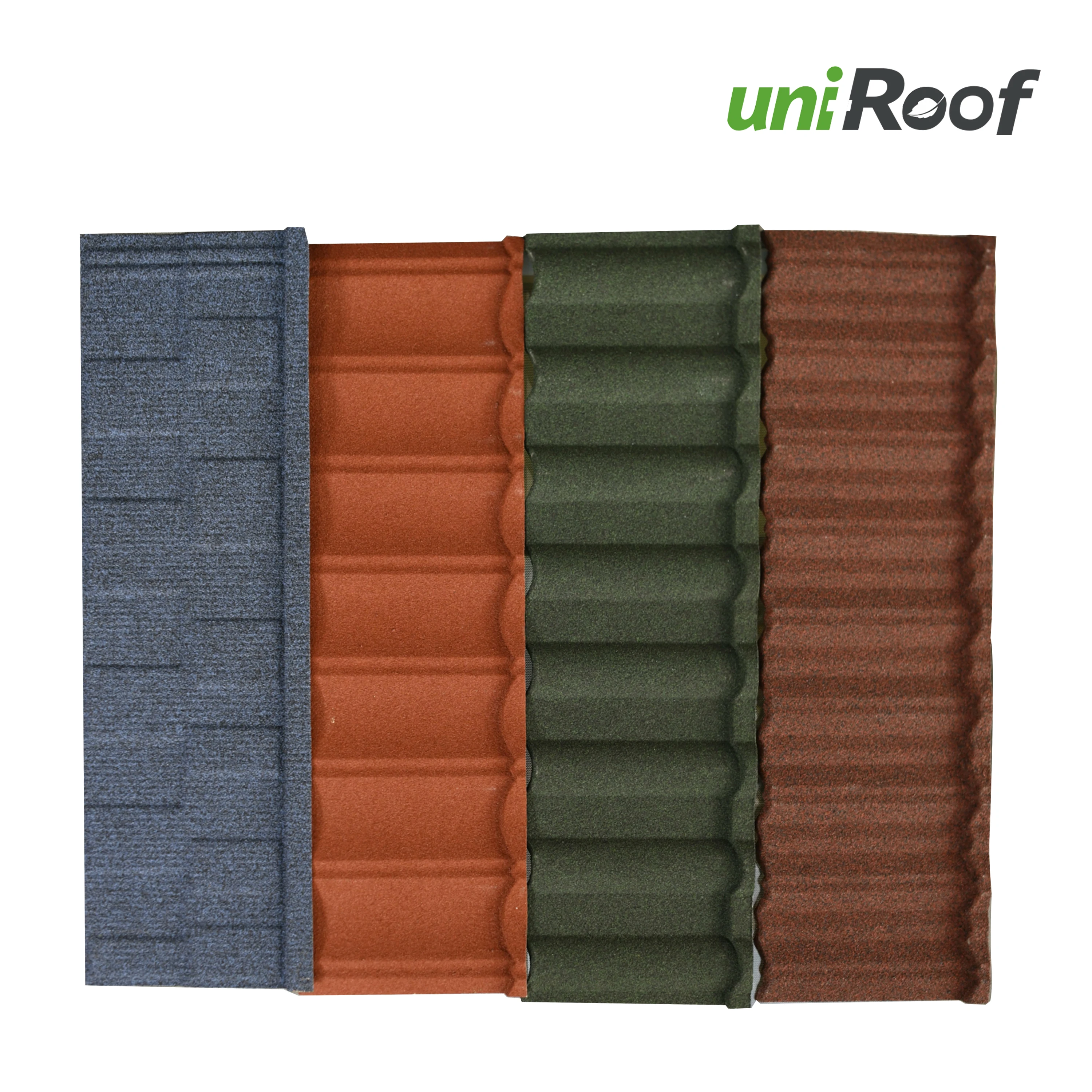 Color stone coated metal roof tile for building material