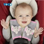 Colorful Animal Strap Cover Belt Pillow Car Seat Belt Cover Safety Belt Protector Cushion For Baby Kids Travel Car seat Stroller