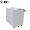 Colorful Office Equipment A4 File Cabinet 3 Drawer Mobile Pedestal