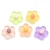 Import Colorful Transparent 100pcs/bag Flower Shaped Resin Cabochon Handmade Craftwork Girls Phone Shell Decor Hair Accessories from China