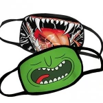 Comfortable sublimated polyester face-mask spandex material fashion party mask for kids & adults