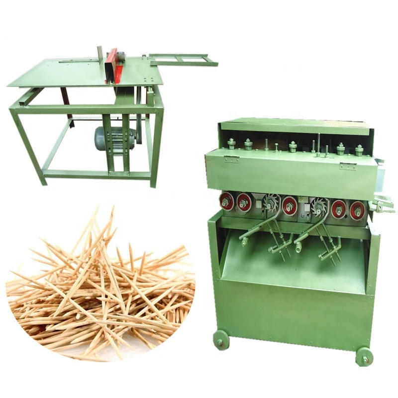 Complete Bamboo Toothpick Production Line Machine BBQ Stick Making Machine wood toothpick making machine