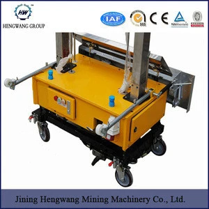 construction finishing equipment automatic plaster wall rendering machine