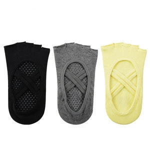 Cotton Grip Socks Yoga Pilates Socks Anti Slip,Toe Socks Women