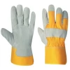 Cow split leather 707 Safety working gloves