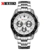 Curren 8077 Hot Selling Mens Watches Analog Quartz Business Classic Trendy Stainless Steel Men Watch