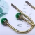 Import Curtain hooks hanging ball zinc alloy European U-shaped fixed strap hook accessories curtain hook pair from China