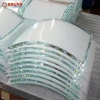 CURVED GLASS MANUFACTURER FOR BUILDING FACADE  THICKNESS  MAX.  50MM FORM TURKEY ISTANBUL