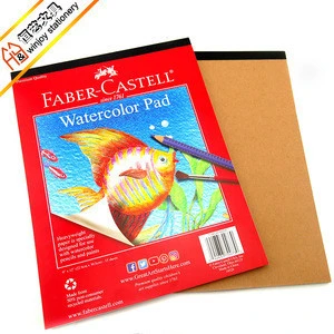 Custom A4/A3 size high quality painting watercolor paper pad,artist grade watercolor drawing sketch pad.