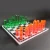 Import Custom Acrylic International Chess Game Board Color Round Stick Chess Plexiglass Silk Impression Chess Board Plastic Unisex from China